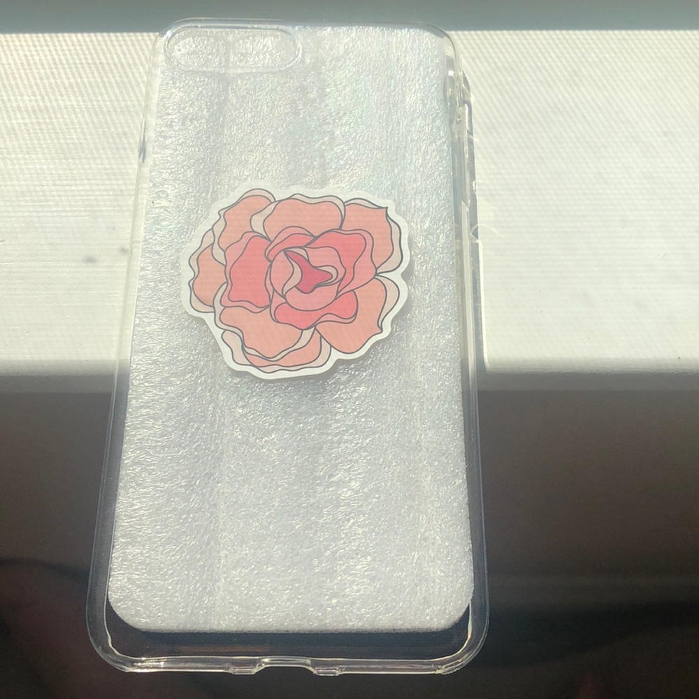 iPhone 7/8+ Flower (pink) Phone Case